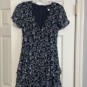 Francesca’s Floral Navy Dress